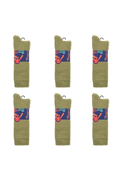 KORDAK Pachet de 6 șosete termice nano militare - șosete lungi termice de cul...
