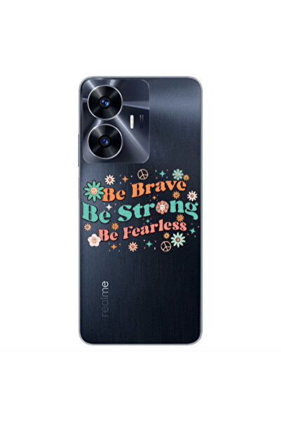 Other Realme Note 50 Be Brave Transparent Silicone TPU Θήκη