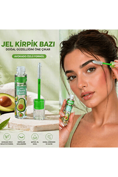 Seckinnn Avokado Özlü Şeffaf Jel Kirpik Bazı & Kaş Sabitleyici (2’si 1 Arada)