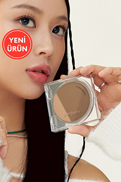 PERIPERA Doğal Görünüm Sunan 3’lü Kontür Kiti V Shading (002 Deep Brown)