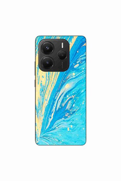 OEM Θήκη συμβατή με Xiaomi Redmi Note 14 5G Σιλικόνης Gel TPU Μοντέλο Aqua Bloom