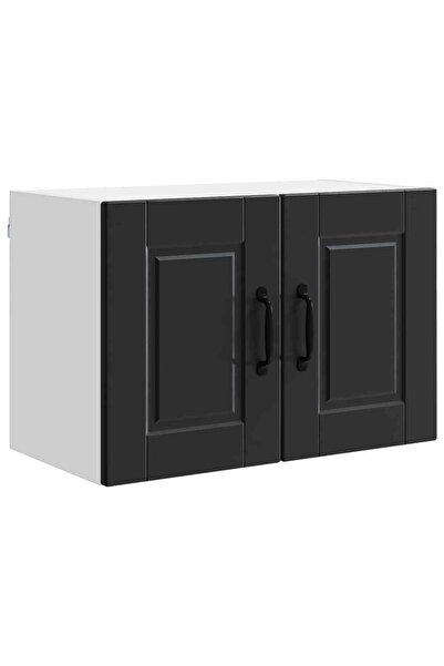vidaxl Dulap de bucătărie cu raft Negru 60 x 31 x 40 cm Lemn compozit