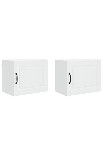 vidaxl Kitchen cabinet 2 pcs White 50 x 31 x 40 cm Composite wood