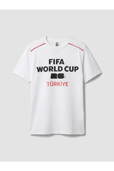 LC Waikiki Lcw Kids Crew Neck Fifa Printed Boys' T-Shirt