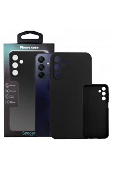 Spacer SPPC-SM-GX-A15-TPU Back Cover for Samsung Galaxy A15, Black