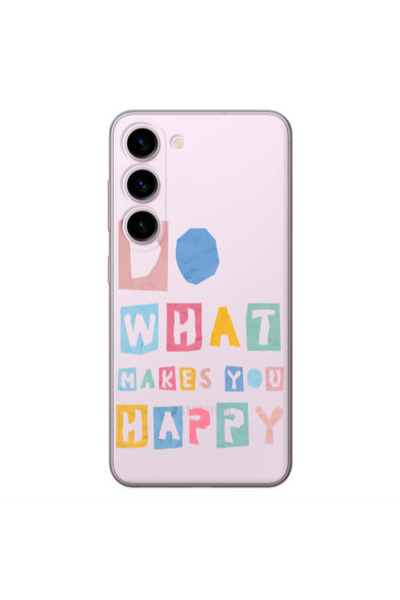 Other Samsung S23 Plus Do What Makes Transparent Silicone TPU Θήκη