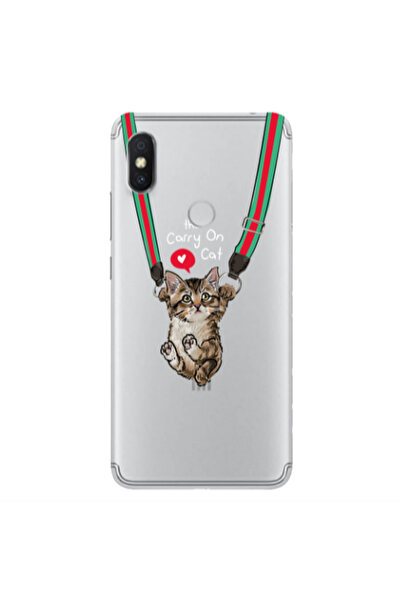 Other Xiaomi Redmi S2 Swinging cat Transparent Silicone TPU Θήκη