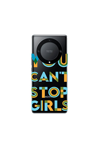 Other Honor Magic5 Lite 5G You Cant Stop Girls Transparent Silicone TPU Θήκη