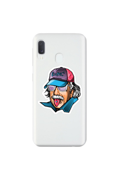 Other Samsung A20E Einstein Transparent Silicone TPU Θήκη