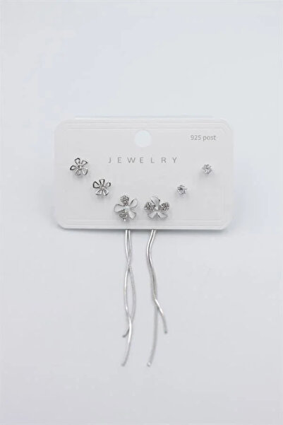 Marsilyan Nvdn- Ieg - Multiple Set Earrings - Silver Iegrs-Nvdn1