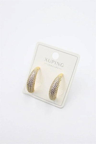 Marsilyan Nvdn- Ieg - Stone-Studded Hoop Earrings - Gold Iegrs-Nvdn1