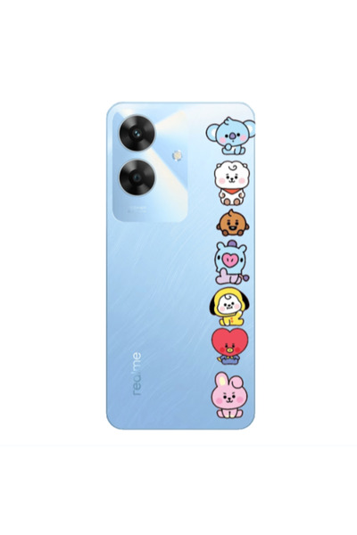 Other Realme Note 60 Lovely animals Transparent Silicone TPU Θήκη