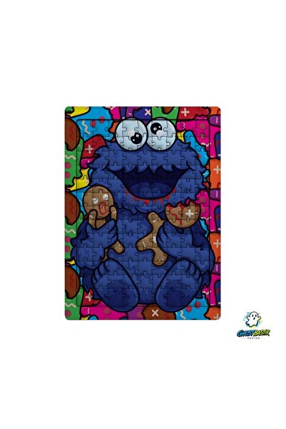 Ghostbastır Design Sesame Street 99 Piece Standing Puzzle – Decorative Childr...