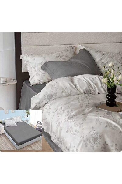 NufJoy Double Bed Linen Top Bottom Set Fine Thick 6 Pieces, Stretchy Sheet 16...
