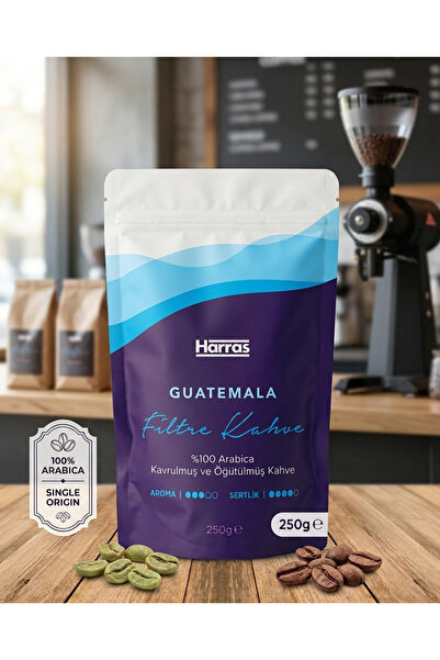 Harras Guatemala Filtre Kahve 250 g %100 Arabica Tek Köken Yoğun Aroma