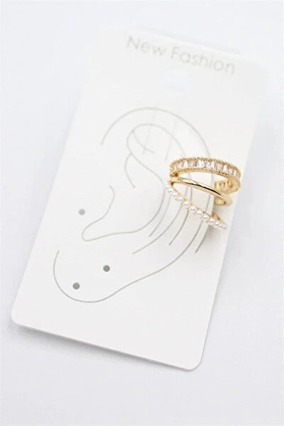 Marsilyan Nvdn- Ieg - Stone-Encrusted Cartilage Earrings - Gold Iegrs-Nvdn1