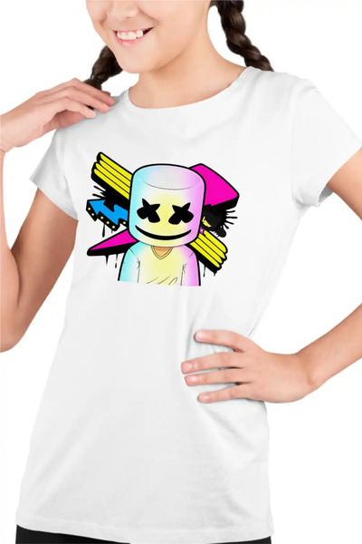 OEM Tricou Copii Fete Marshmello Party Vibe