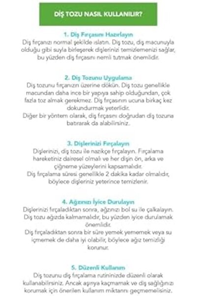 Yıldızan مسحوق تبييض الأسنان بنكهة النعناع من تيرا أورجانيك 50 جرام 1 عبوة (1...