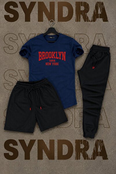 Syndra Brooklyn(Red Print) 3-Piece Printed Set