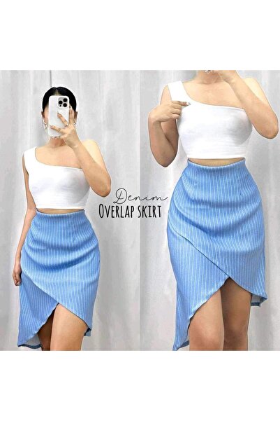 N-A Overlapping skirt
