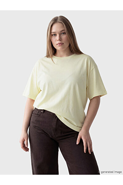 LC Waikiki RMZ ODEĆA RAZLIKA Plus Size 100% pamučna ženska majica