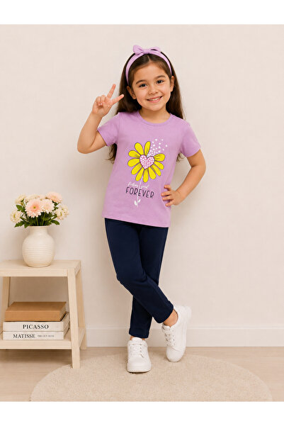 pio Kids Flower Forever Printed Tights Set
