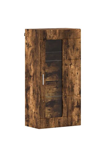 vidaxl Dulap din Lemn Stejar fumuriu 50 x 29 x 100 cm Lemn compozit