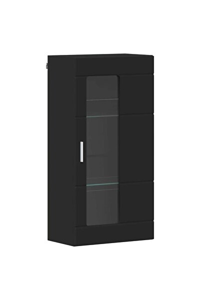 vidaxl Dulap din Lemn Negru 50 x 29 x 100 cm Lemn compozit