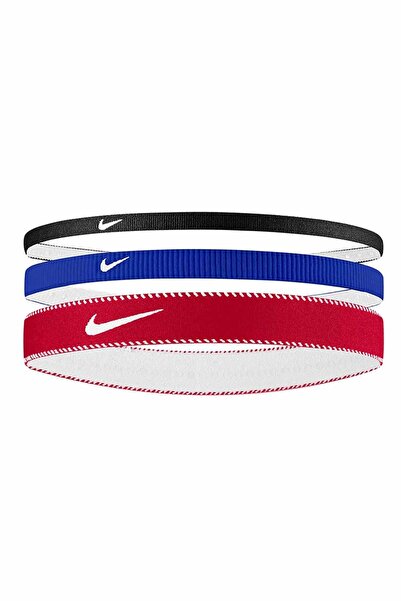 Nike Sportswear 3-Piece Sports Headband Set - Red Mixed Flex Classic 3-Piece ...
