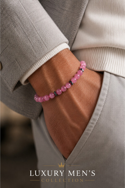 Jack Ferrero Luxury men's collection natural stone bracelet