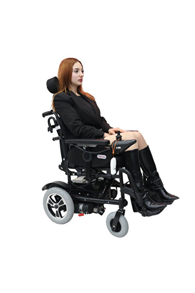 Kensa Medikal K-250 Akülü Tekerlekli Sandalye Güçlü Motorlu Katlanabilir Sırt...