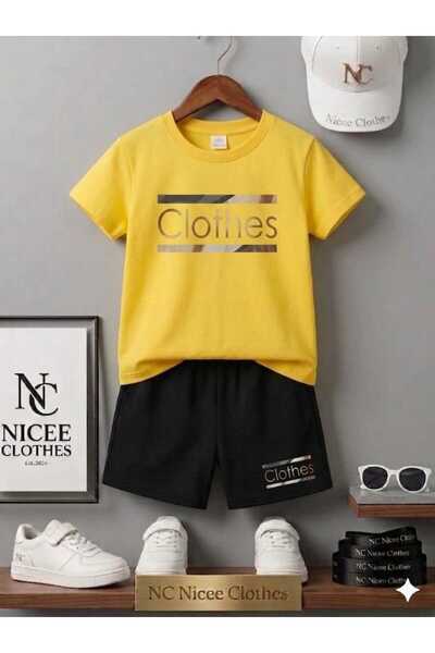 NC Nicee Clothes LETNJA DEČJA MAJICA I KRATKE HLAČE UNISEKS (ODJEĆA IZMEĐU DV...