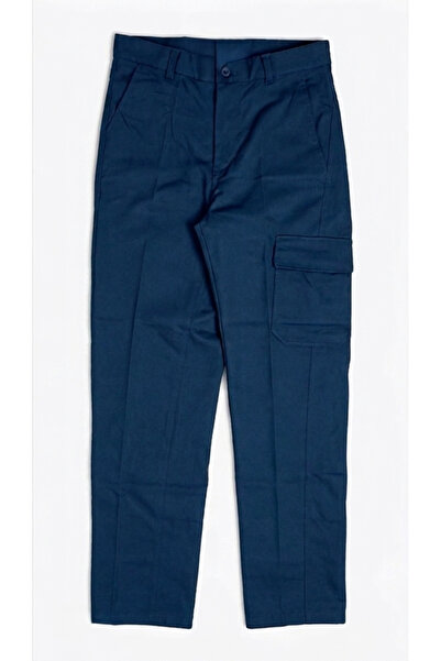PandaForma Parlament Blue Unisex Lycra Work Trousers with Pockets