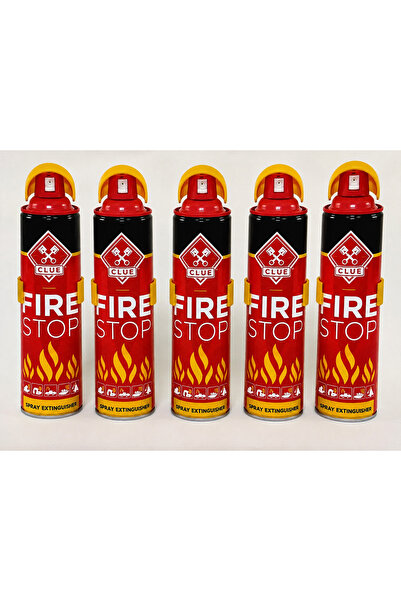 CLUE Set 5 Stingătoare Auto Tip Spray 1000 ml – Accesoriu de Siguranță pentru...