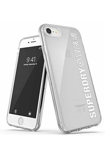 SUPERDRY Θήκη Πλήρους Κάλυψης Σιλικόνης Διαφανής / Λευκή (iPhone SE 2022/2020...