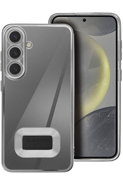 OEM Θήκη Πλάτης Σιλικόνης Ασημί για SAMSUNG S25 Plus (SAMSUNG S25 Plus)