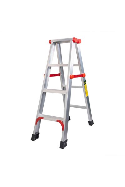 Z-Tools Scară dublă din aluminiu, 2x4 trepte, pliabilă, maxim 150kg / ZTS 8188