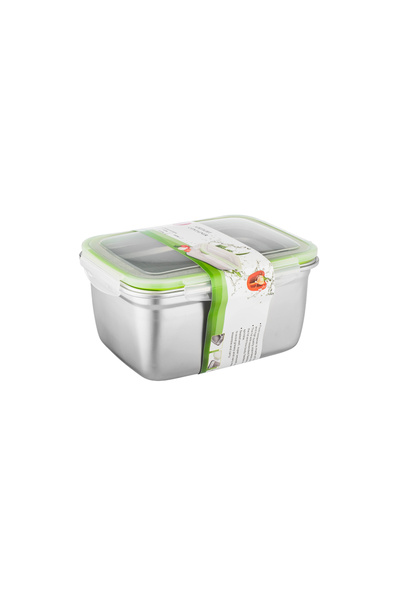 Dania 🥡   Multi-Use Stainless Steel Airtight Food Container - 2.8L Capacity