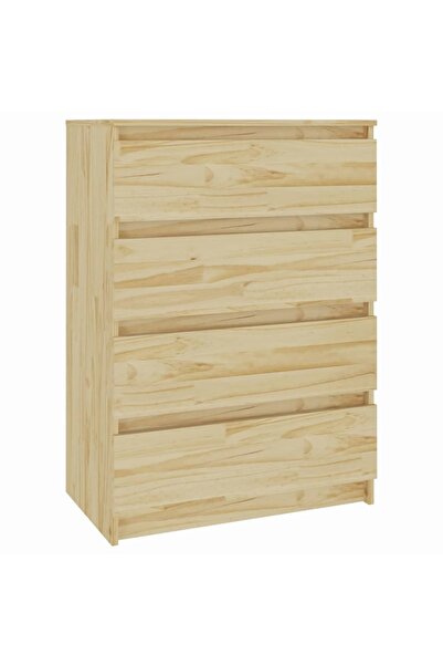 vidaxl Dulap lateral, 60x36x84 cm, lemn masiv de pin