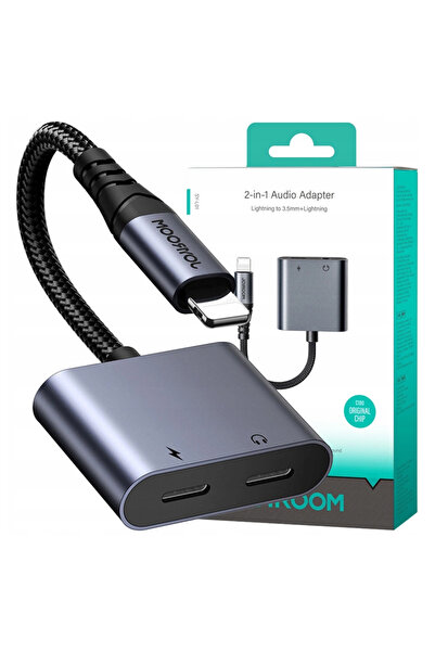 Joyroom Adaptor 2 în 1 de la Lightning la 2x Lightning pentru iPhone 13 12 14 11