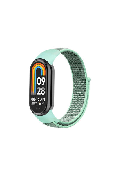 OEM Υφασμάτινο Λουράκι Xiaomi Mi Band M8 M9 Βραχιόλι Γυμναστικής Μέντα
