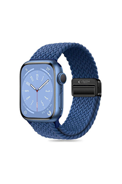 Tech-Protect Υφασμάτινο Λουράκι Μοντέγκο Μπλε (Apple Watch 44/45/46mm/Ultra 4...