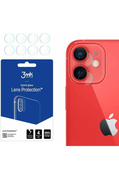 3MK Προστατευτικό Φακού (Apple iPhone 12 Mini) από Σκληρυμένο Γυαλί, Διαφανές...