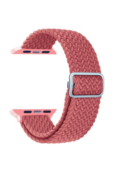 KSIX Λουράκι Υφασμάτινο Κοραλί (KSIX Apple Watch)