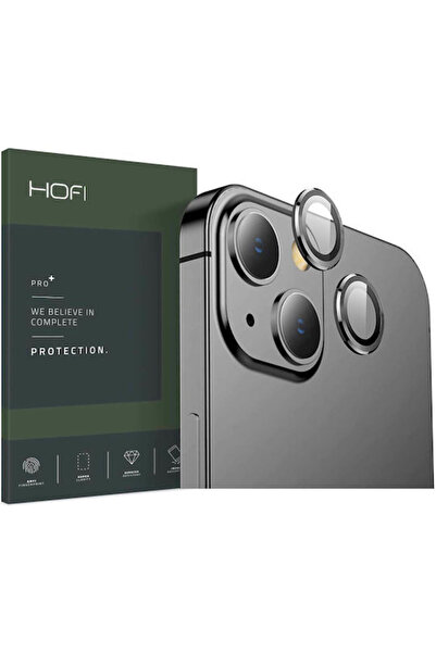 HOFI Camring Pro+ Προστατευτικό Κάμερας από Σκληρυμένο Γυαλί Μαύρο για το iPh...
