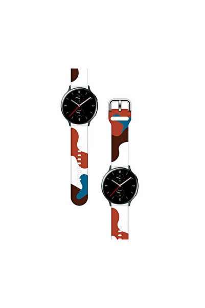 Hurtel Moro Λουράκι Σιλικόνης Μαύρο Καμουφλάζ (8) (Galaxy Watch 42mm)