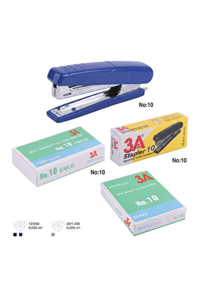 Ark Stapler and Staple Set No.10