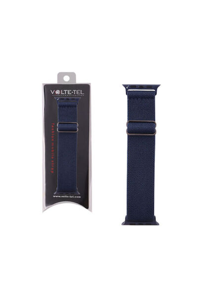 Other Volte-Tel Υφασμάτινο Λουράκι Μπλε (Apple Watch 42/44/45mm)
