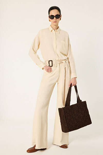 Touché Privé Cepli̇ Relax Muslin Shirt