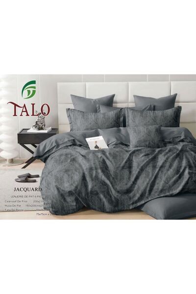 OEM 100% Cotton Jacquard Duvet Cover Set with Stretchy - 6 pieces | 18174-TL